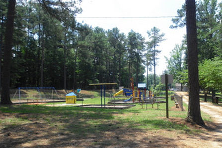 Childrens Playground at City Pond wadesboro anson county