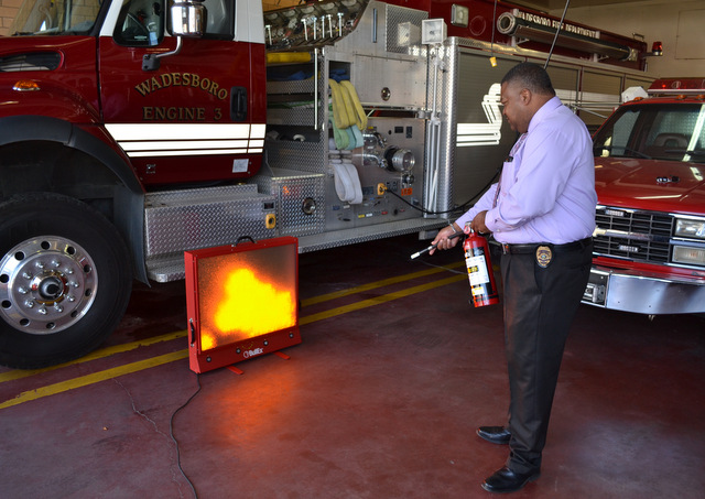 wadesboro fire department Bullex Fire Extinguisher Training